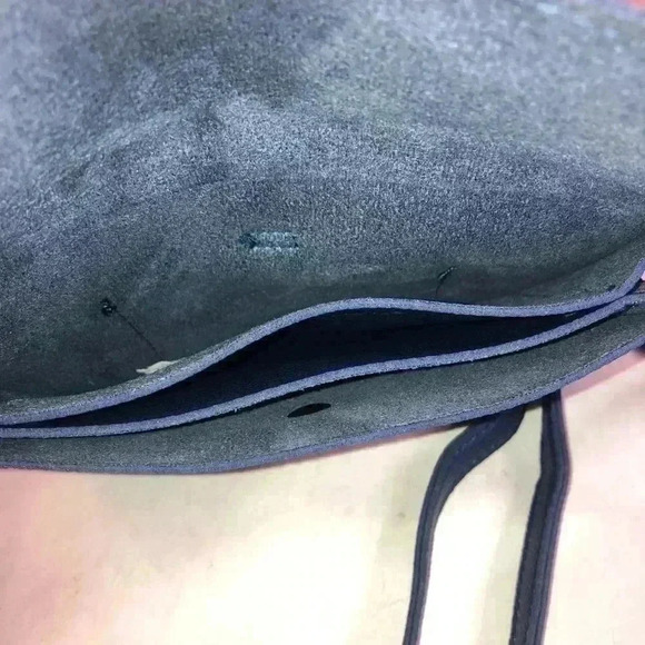 Melie Bianco Nicky Vegan Leather Mini Crossbody, Navy - Picture 4 of 5